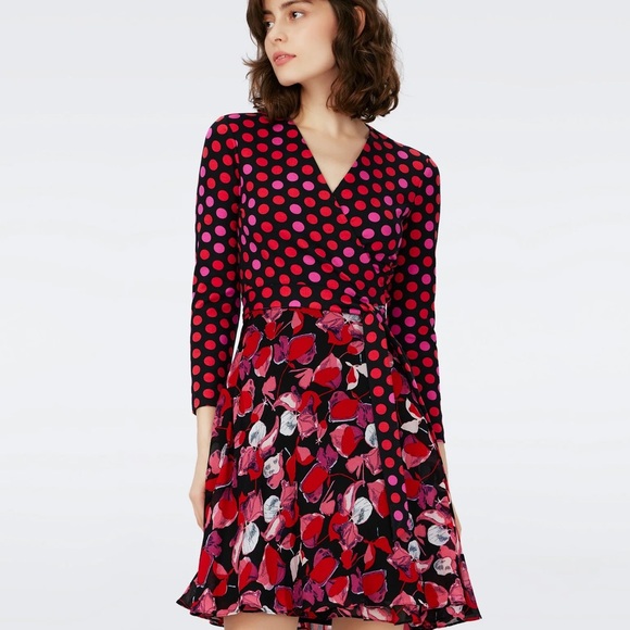 DIANE VON FURSTENBURG Irina silk wrap dress size 2 - Picture 15 of 16